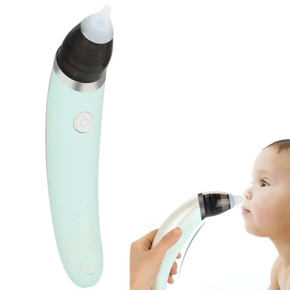

Electric Safe Hygienic Newborn Infant Nose Cleaner with 2 Sizes Of Nose Tips And Oral Snot Sucker