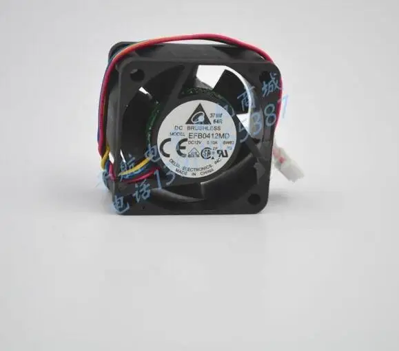 EFB0412MD 4020 AC/DC 12V 0.1A 4-проводной Контроль температуры вентилятор охлаждения |