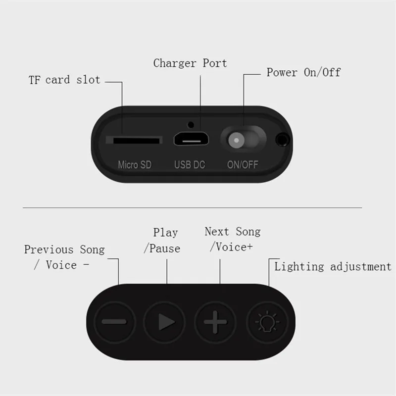 Bluetooth Динамик светодиодный мини Беспроводной стерео колонки для телефон