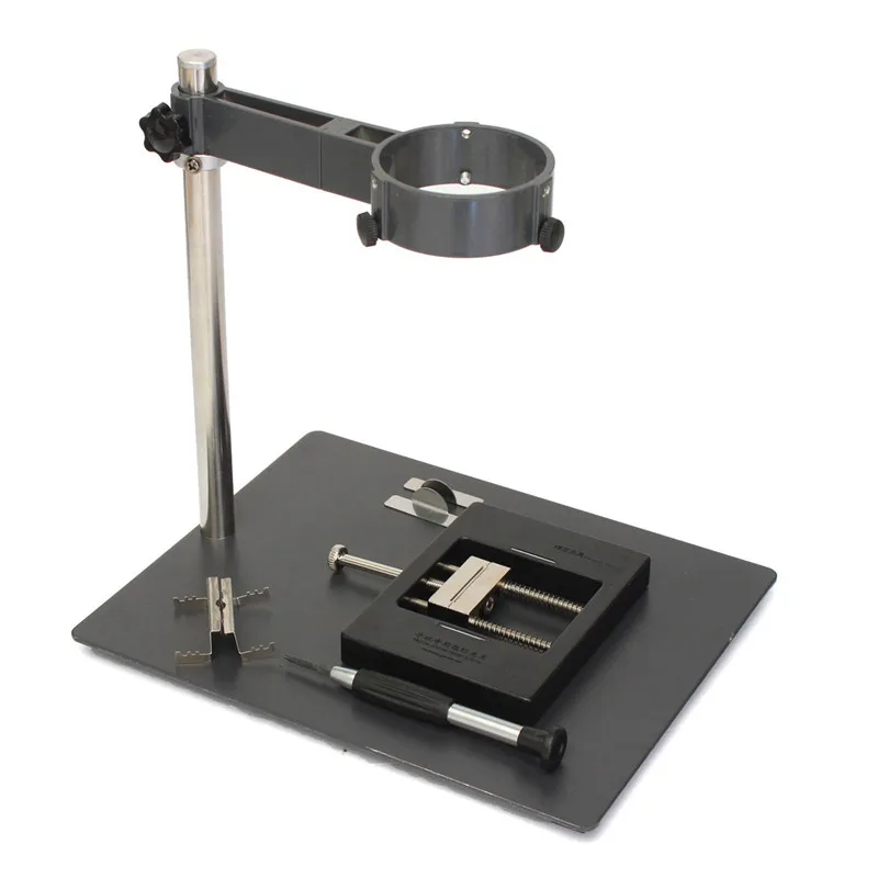 

Repair Platform Hot Air Heat Gun Holder Clamp Flexible Rotatable Bracket Adjustable Height for Rework Soldering Station