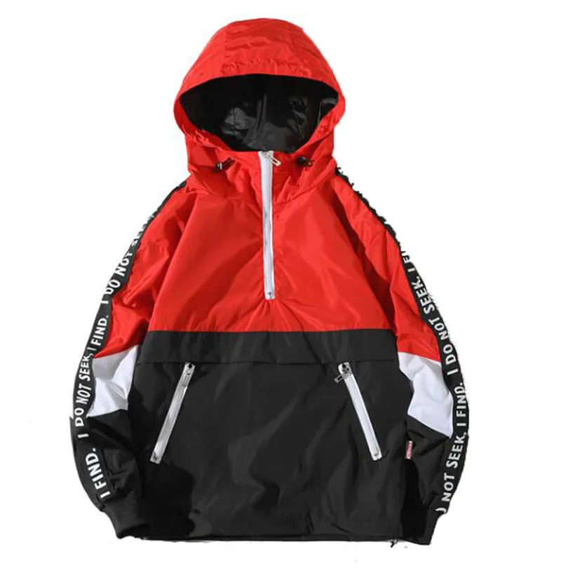 Winter Men Jacket Casual Coats Autumn Long Sleve Zipper Patchwork Hooded Sweatshirt CardiganTops Male Outwear #4M28 (7)