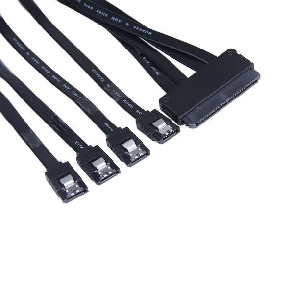 Mini Sas 32p To Sata Usb Cable Computer Cables Connectors Scsi X4 To (4