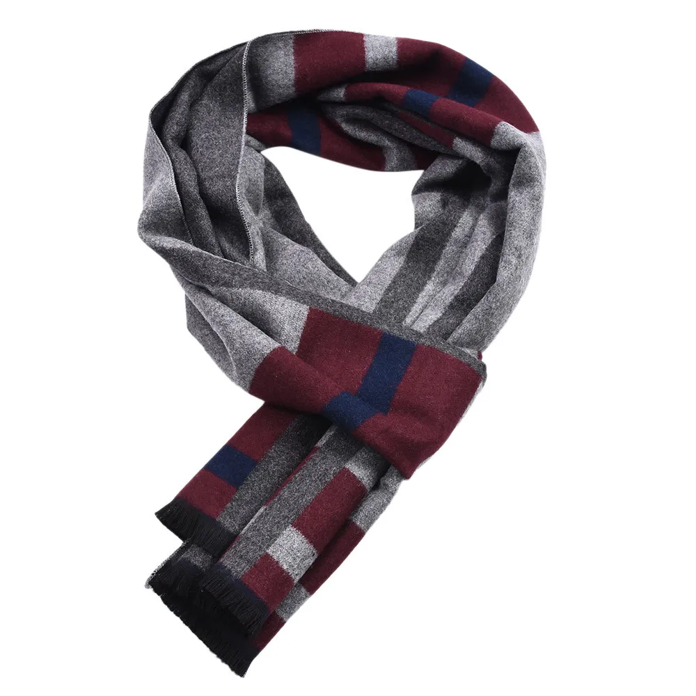Scarves For Men bandana stole Casual Men's Contrast color Scarf Luxury Brand Poncho Plaid Big Plaid Stripe Design Soft Shawl Scarves For Men bandana stole Casual Men's Contrast color Scarf Luxury Brand Poncho Plaid Big Plaid Stripe Design Soft Shawl
