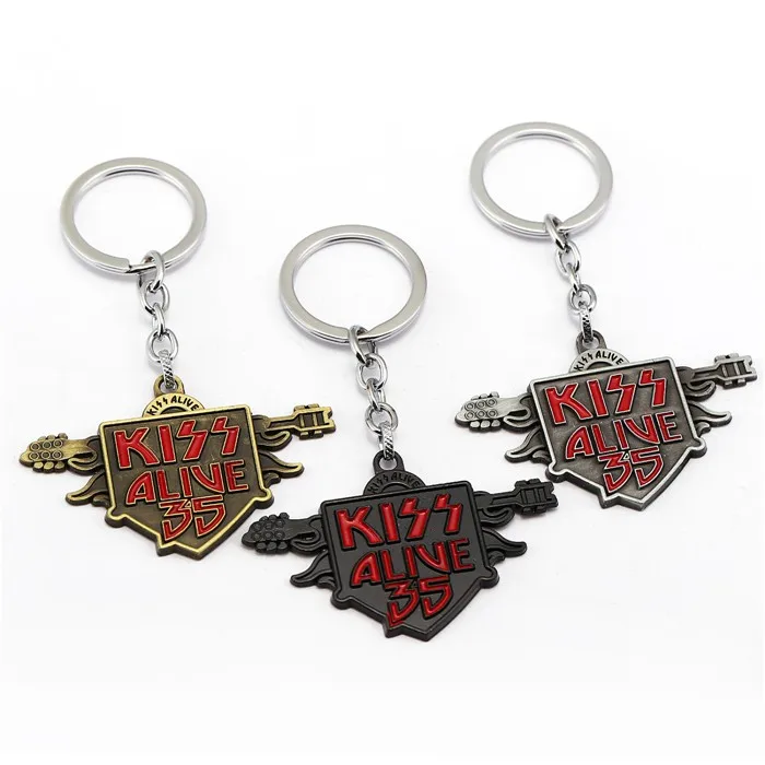 Kiss Alive 35 брелок американская рок-группа брелок брелок для ключей держатель подвеска чавейру ювелирные изделия для фанатов