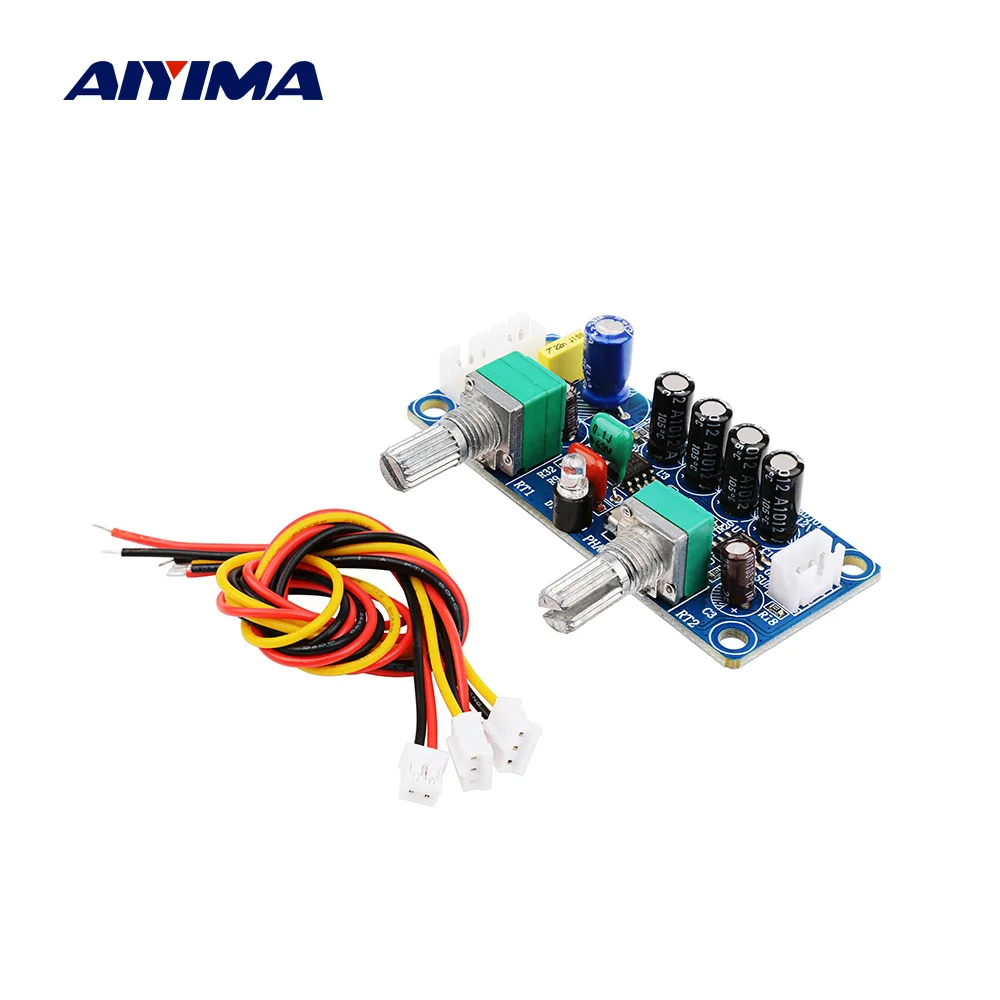 

AIYIMA Preamplifier Low Filter Mini Subwoofer Audio Home Power Amplifier Board Preamp DC 9-32V With Volume Adjustment