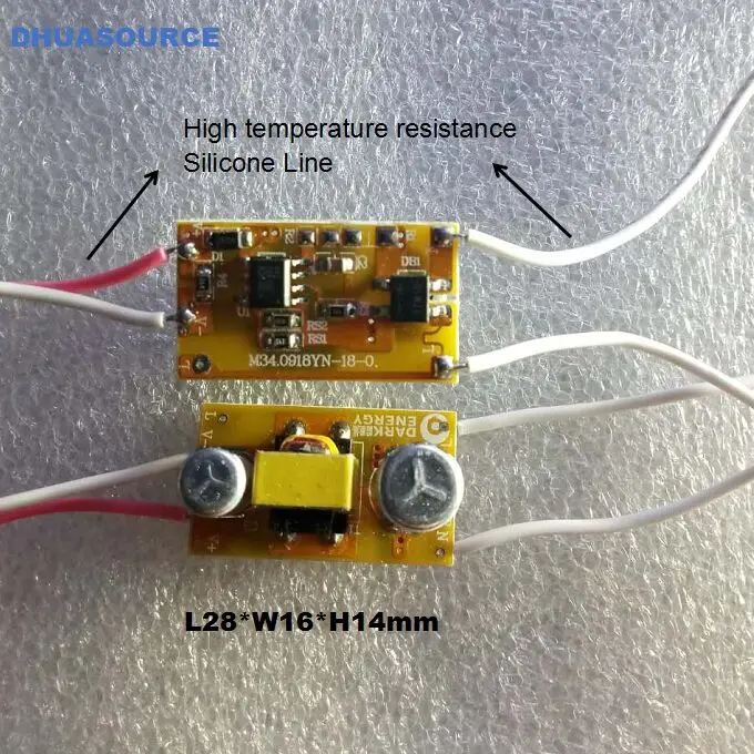 

3pcs DIY Mini LED Power Supply AC/DC Adapters 8W/18W 120mA Driver 200-260V To DC30-160V Factory direct sale Free shipping