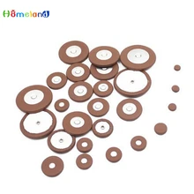 25 шт./компл. альтсаксофон, саксофон Замена деревянных духовых инструментов коричневый Fuax кожаные колодки Jul4_30