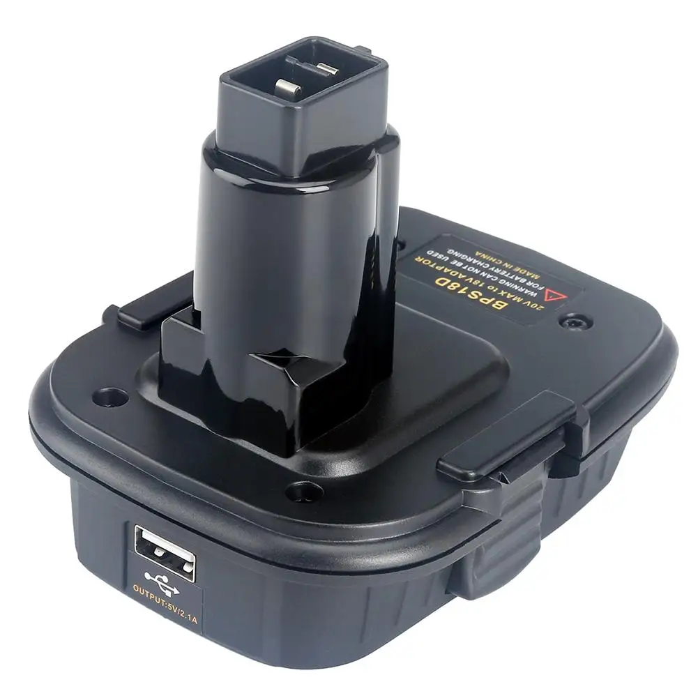 

USB Converter Adapter BPS 18D for Dewalt 20V 18V Li-ion Battery Convert to 18V New arrival