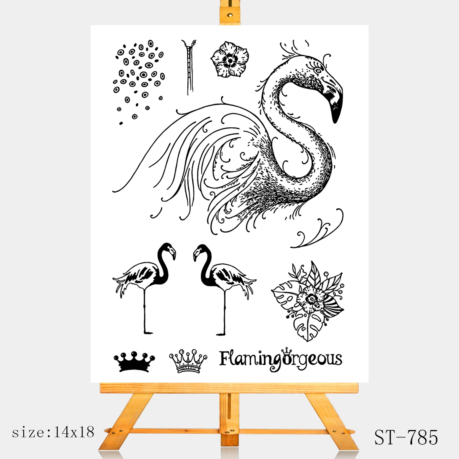 

Zhuoang New ST-785/Beautiful Style Design/Transparent Seal/Silicone Seal DIY Scrapbook Album/Card