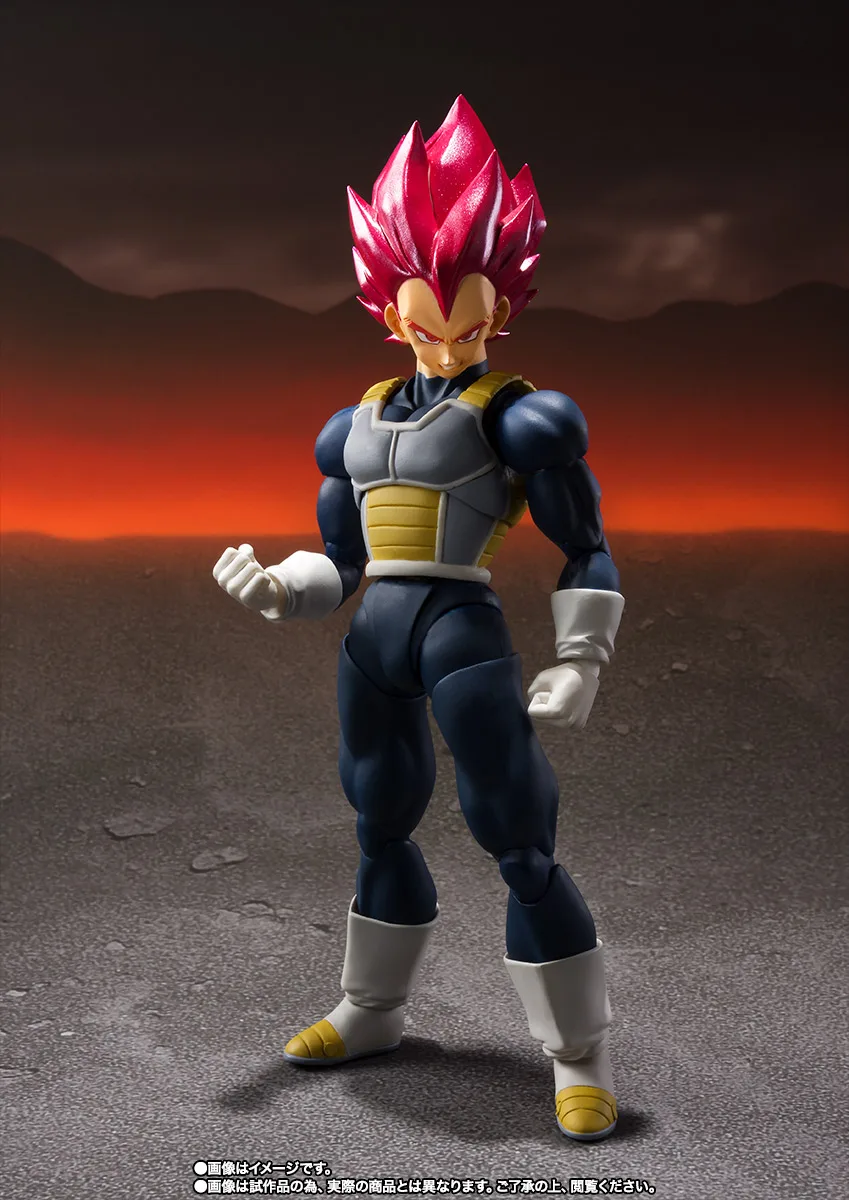 "Dragon Ball Z" оригинальные духи BANDAI Tamashii нация S. H. Figuarts СВЧ эксклюзивная фигурка Супер Saiyan Бог SS Vegeta 2,0