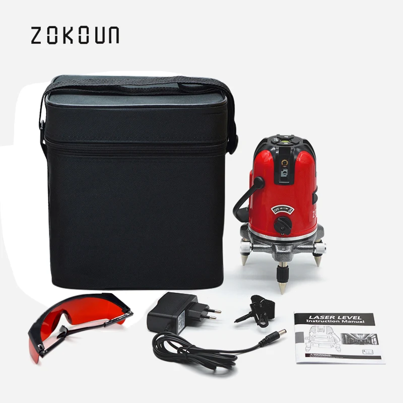 EU plug cloth bag ZOKOUN 360 degrees rotary tilt slash functional 5 lines 6 points outdoor