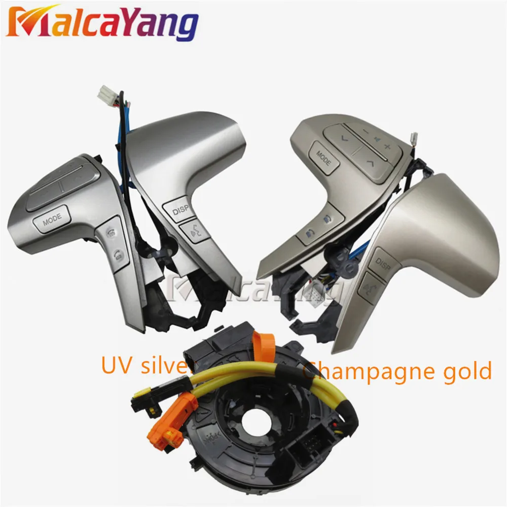

steering wheel control buttons with cables for Toyota Camry Corolla Hilux Vigo Highlander Innova For Car-styling buttons
