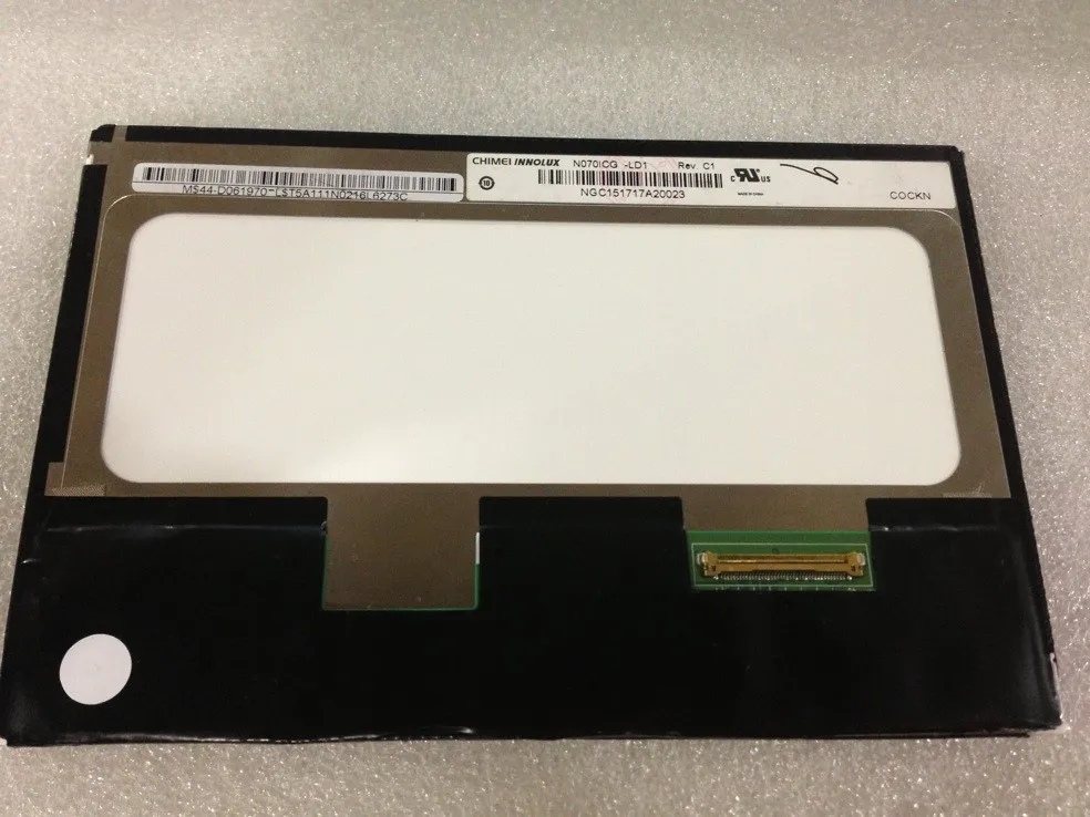 

7.0 Inch TFT LCD Panel N070ICG-L21 LCD Panel 1280 RGB*800 WXGA LVDS LCD Display IPS LCD Screen 1ch,6-bit 40 PIN