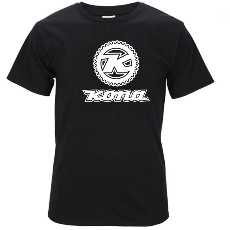 New Kona Bicycle Mountain Bike Logo Men's Black T Shirt Size S to 2XL T