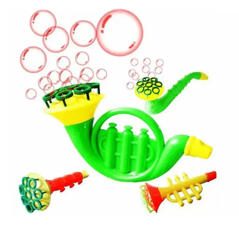 

Soap Blowing Bubble Horn No Liquild Concentrate Stick Tray Kids Toys Kits Summer Outdoor Funny Bubble Machine Toy