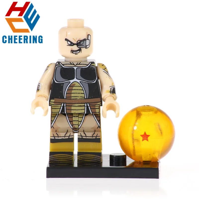 

PG1458 Single Sale Figures Badak Dragon Ball Series Black WuKong Model Trunks Naba Building Blocks For Children Toys Gift