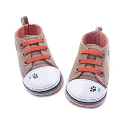 Обувь для младенцев Infantil малыша Обувь для девочек, парусиновая обувь мягкие Prewalkers Повседневное Обувь для младенцев