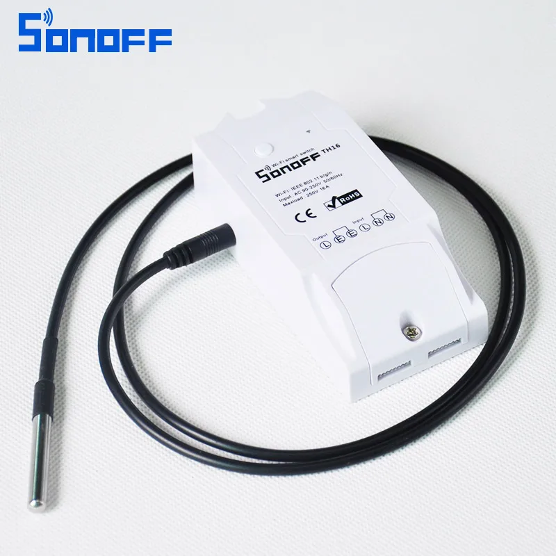 Умные модули автоматизации sonoff th10 10a/16a беспроводной переключатель Wi Fi пульт