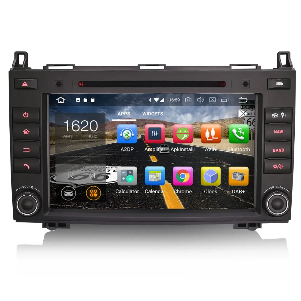 Best Erisin ES7821B 7" Android 8.0 Octa core 4G RAM Car DVD GPS Radio DVR DAB+ DVD For Benz Sprinter Viano Vito W169 W245 4