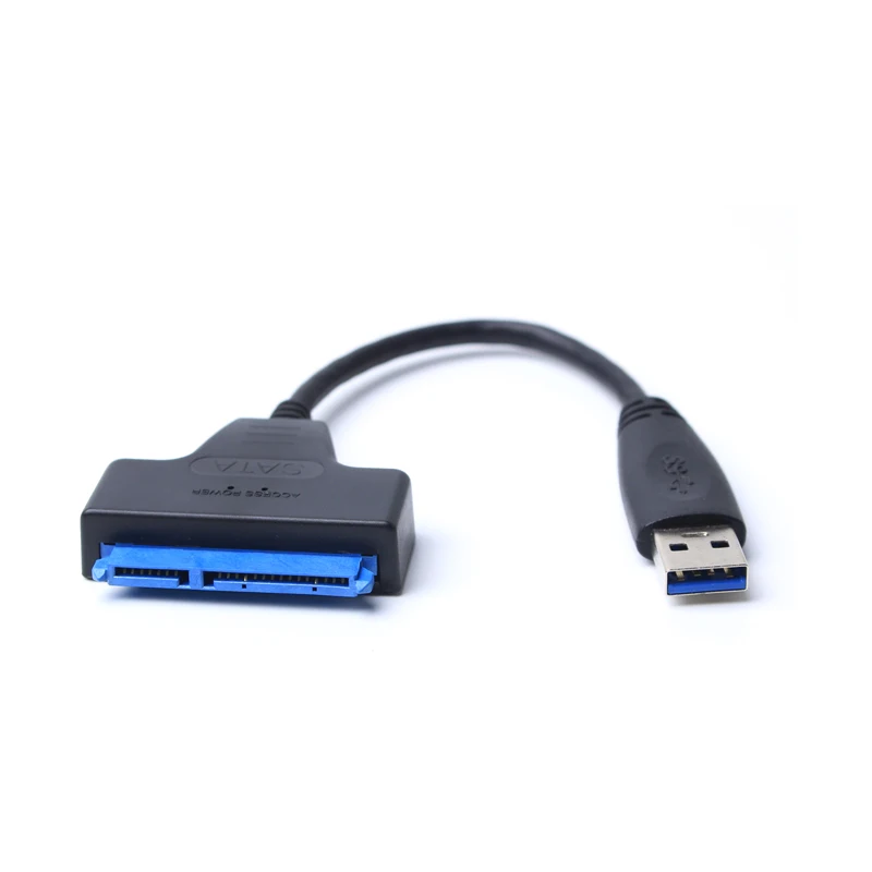 

High Quality USB 3.0 to SATA iii 3 15Pin+7Pin 22Pin Adapter Cable OTG 20cm for 2.5'' SSD HDD External Hard Disk Drive Converter