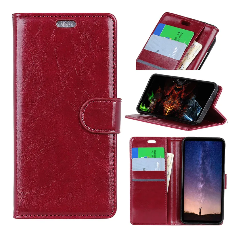For Huawei Mate20 Pro Case Leather Crazy Horse Pattern Phone Bags Cover Case For Huawei Mate20 Pro Flip Cases Retro Card Wallet (11)