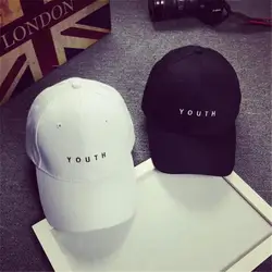 2018 Новая мода вышивка письмо хлопок Бейсбол Кепки Мальчики Девочки Snapback хип-хоп adjistable плоским шляпа