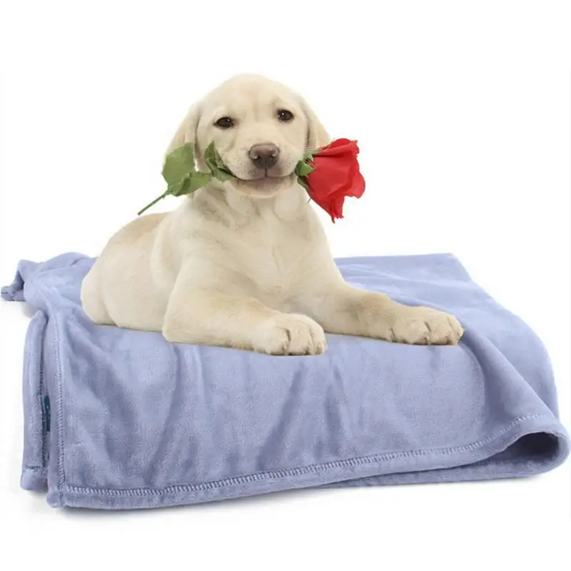 

Soft Fleece Puppy Dog Towel Cat Thick Warm Blankets Pet House Sleeping Bed Mat Pad For Autumn And Winter