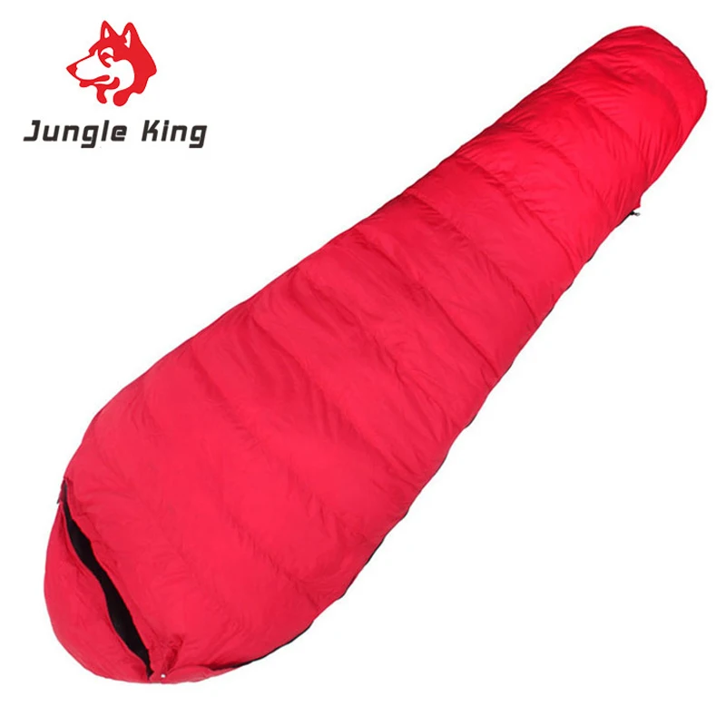

Jungle King Outdoor Duck Down 1500g Spling Waterproof -25 Degree Mummy Bag Outdoor Sleeping Bag Thermal Sleeing Bag