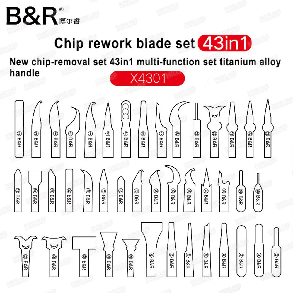 B&R 43in1 CPU NAND Removal Scraper (6)