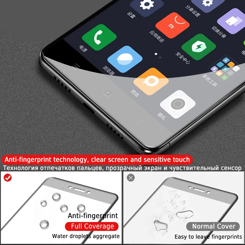 Artisome Full Cover Tempered Glass For Xiaomi Redmi Note 4 Note 4X Note 4 Pro Redmi 4X 4 Pro Screen Protector Protective Film    (1)