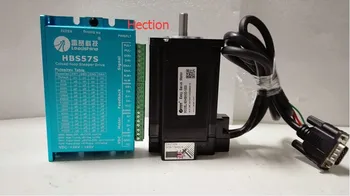 

New Leadshine 300W 2-phase easy servo driver HBS57S +60HBM30-1000 work at 48VDC output 6A current encoder 1000 line 3NM output