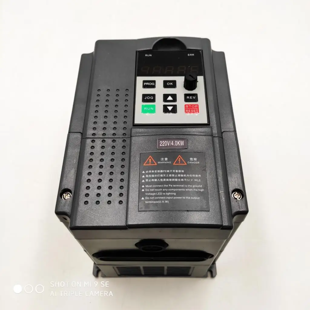 

VFD 4KW 220V Single Phase Input and Output 3-Phases 220V Frequency Inverter Free shipping