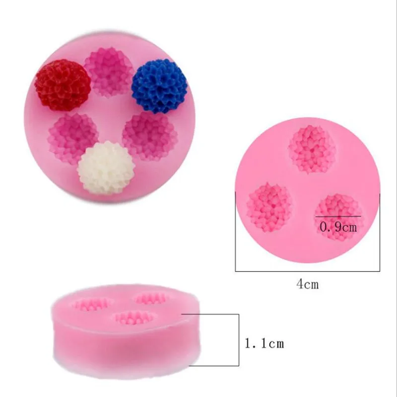 

Delfenfen 1pc DIY 3D Flowers Silicone Fondant Mold Baking Forms Soap Mold Sugarcraft Cake Decoration Tools chocolate mould