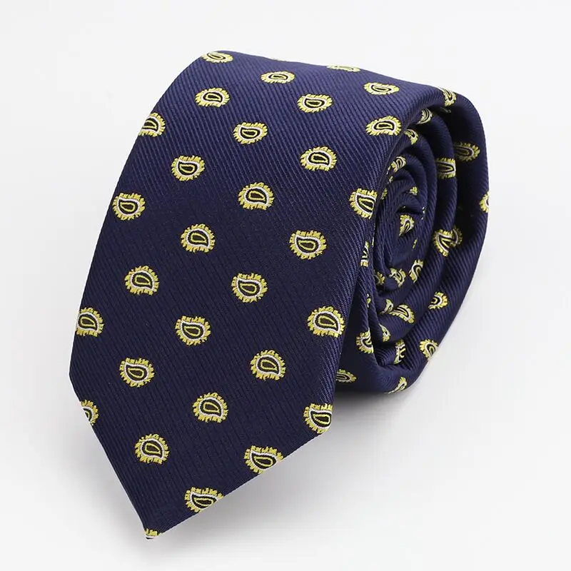 Популярный Галстук с узором "огурцы" для мужчин шелковые галстуки дизайнерские модные мужские галстуки 8 см темно-синие и красные свадебные галстуки в полоску - Цвет: 72