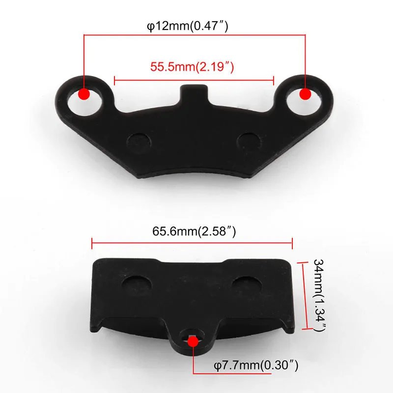 ATV передние 4 шт.+ задние 2 шт. Полу Металлические не Асбестовые тормозные колодки для CF Moto CF500 500CC CF 600 600CC X5 X6 X8 U5 ATV UTV Shineary