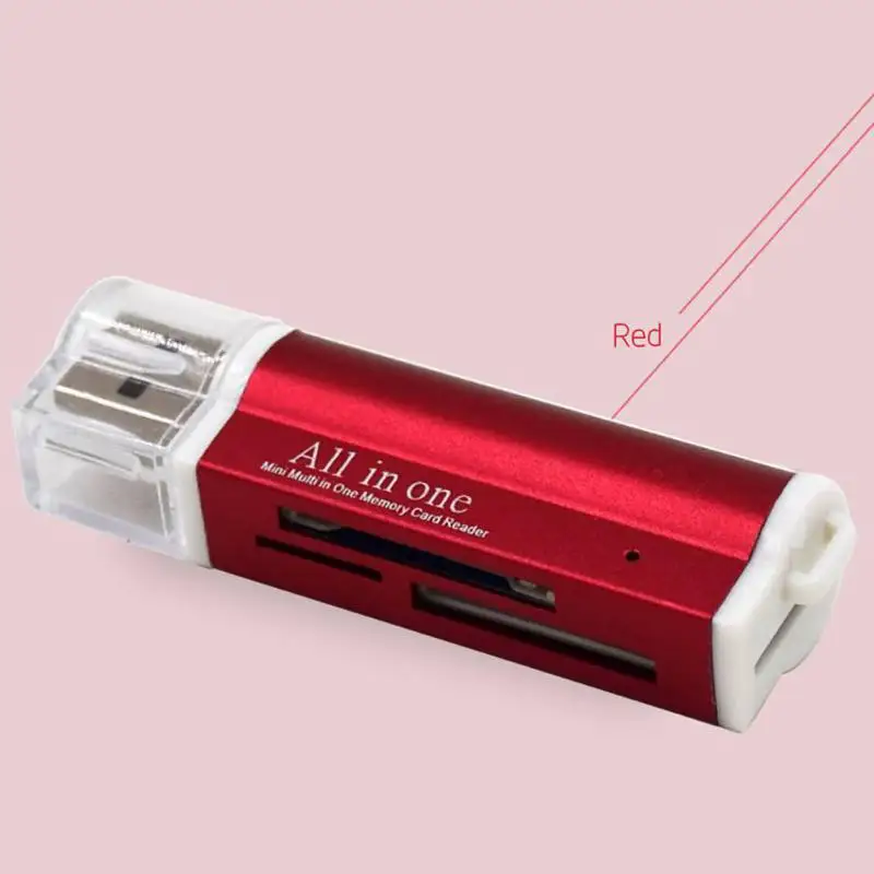 

4 in 1 Multi-function Micro USB 2.0 Memory Card Reader Adapter for Micro SD TF M2 MS Card Readers