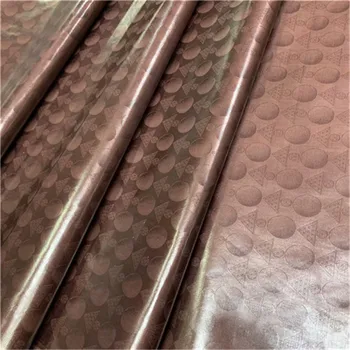 

Bazin brode brocade 2019 high quality lace 100%cotton bazin riche brocade jacquard brocade fabric in brown lace 5yards/lot