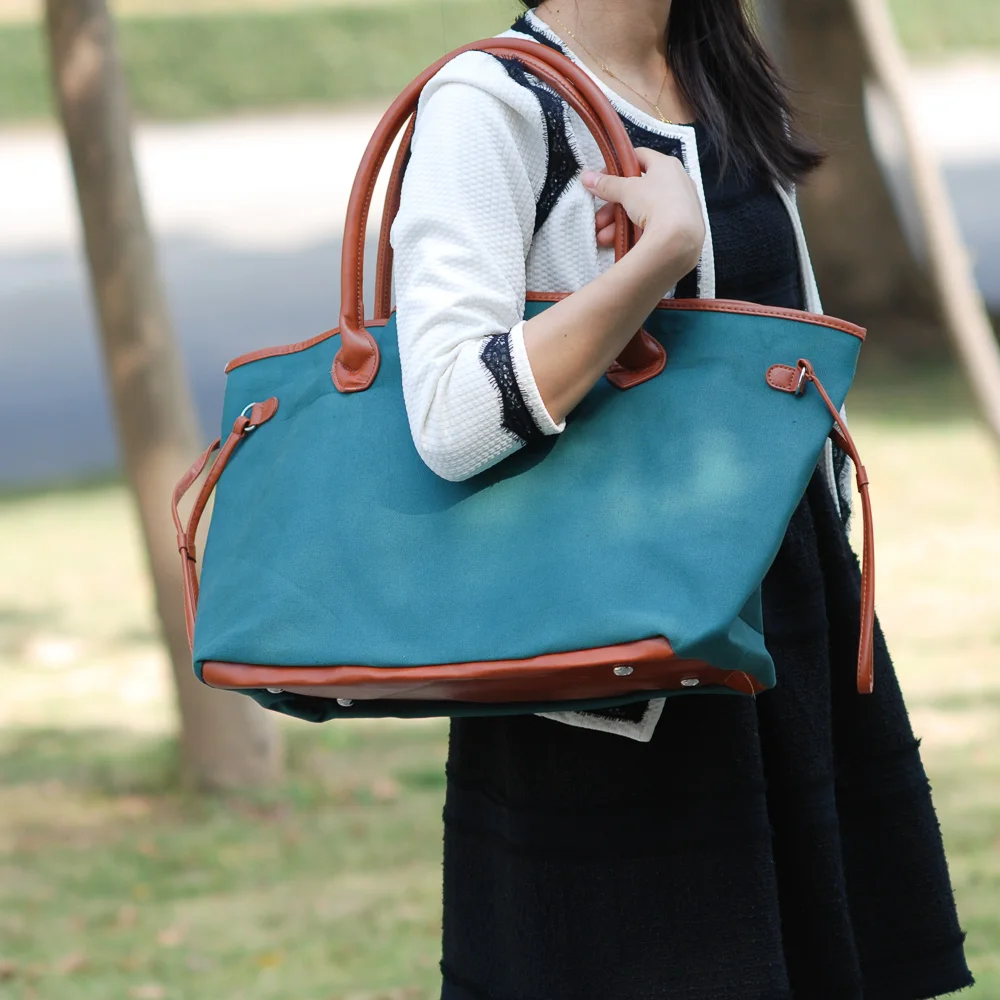 Canvas PU tot bag (14)