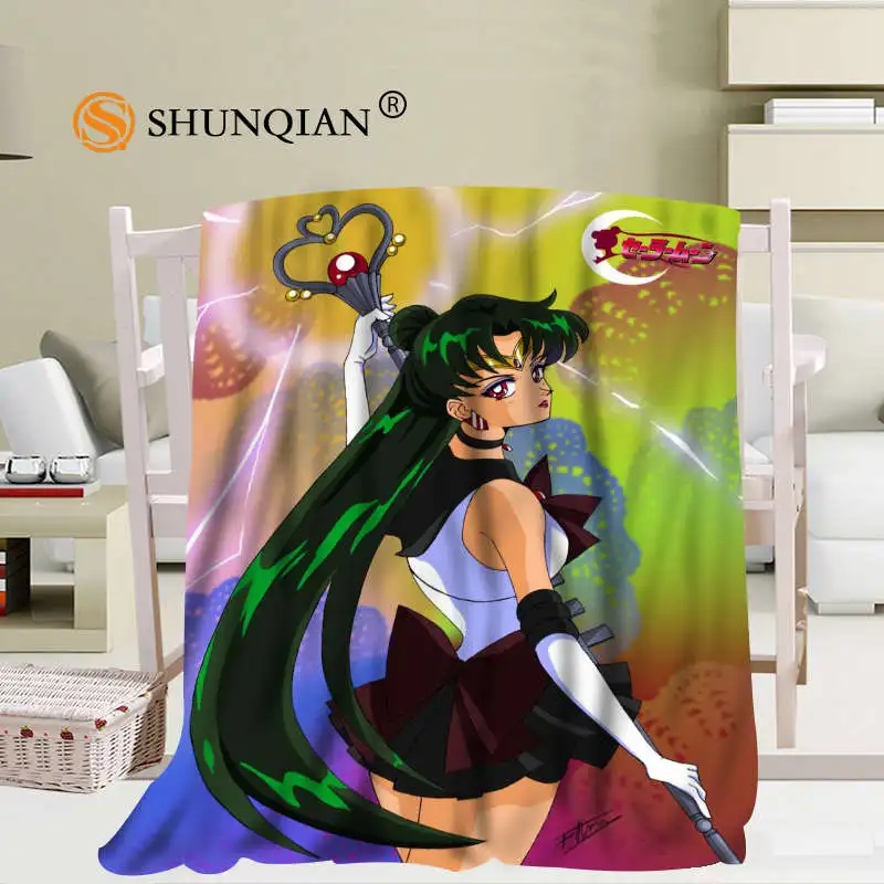 Одеяло Sailor Moon, мягкое, сделай сам, диван-кровать, одеяло для детей и взрослых, теплое, на заказ, одеяло 56x80Inch50X60Inch40X50Inch - Цвет: 4