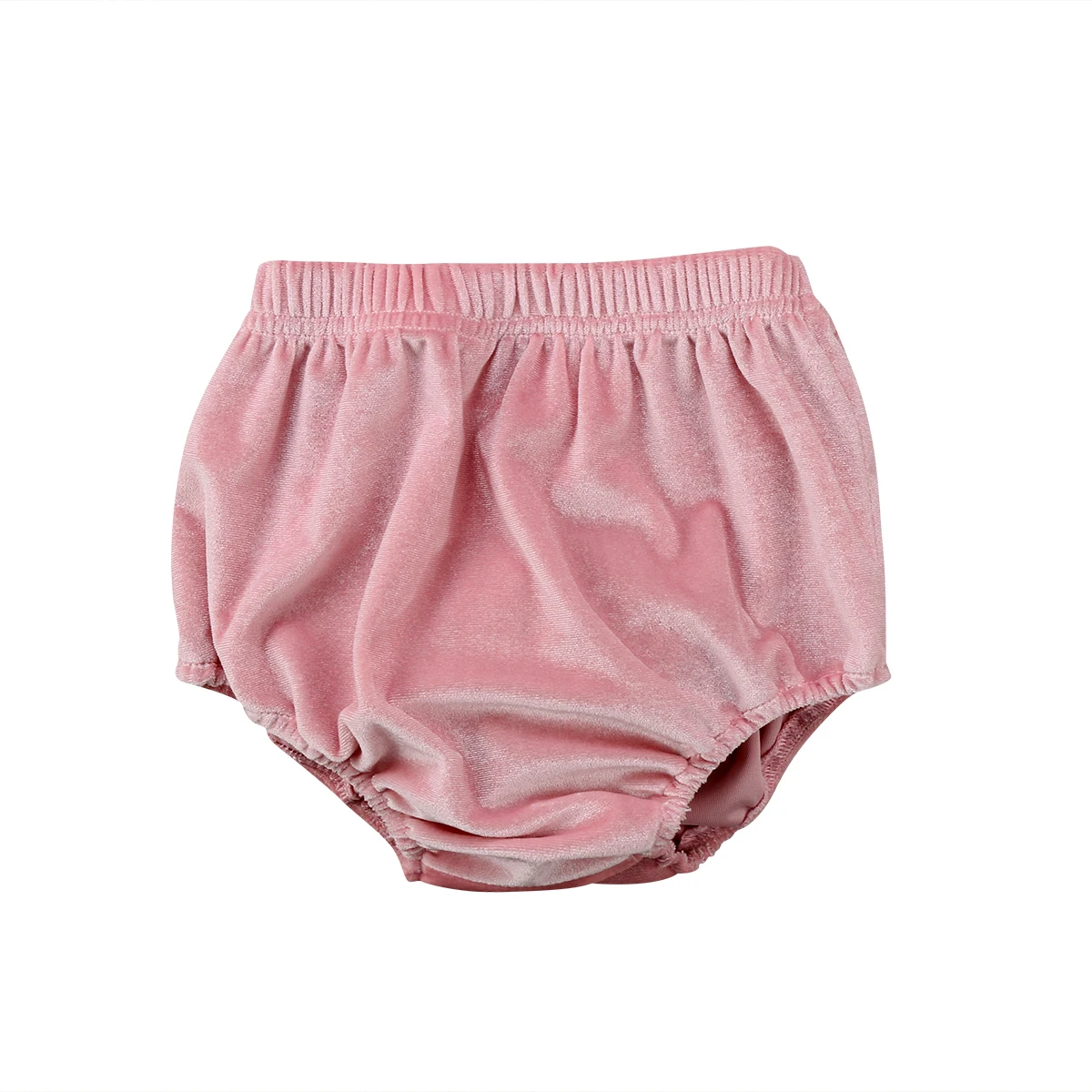 Новорожденный ребенок детская одежда для мальчиков и девочек унисекс бархат бирюзовые шорты штаны трусики горячие Одежда для маленьких мальчиков и девочек От 0 до 3 лет - Цвет: Розовый