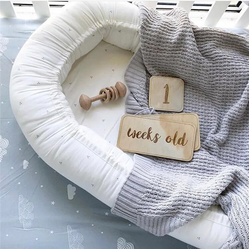 

Nordic Style Wooden Baby Birthday Memorial Milestone Card Newborns Photography Props Accessories Photo Shoot Photographyprops