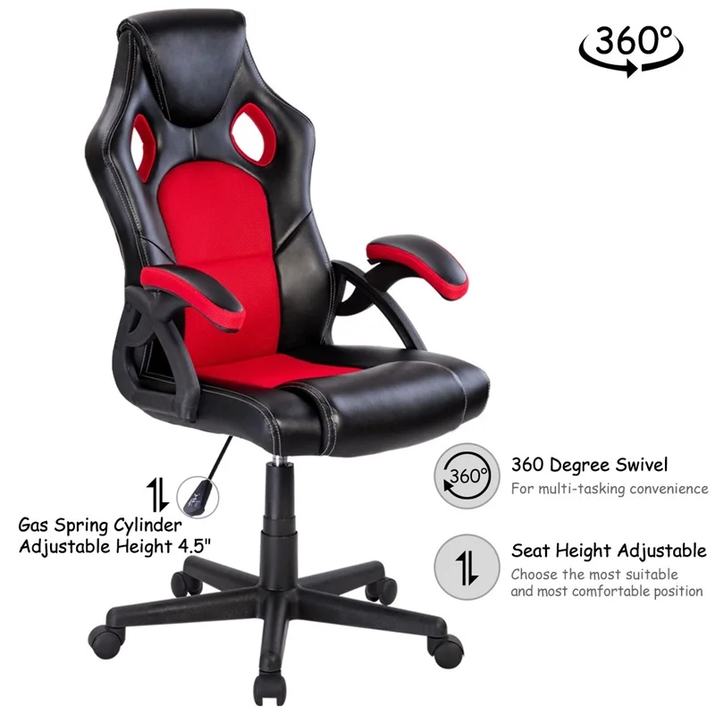 Us 90 11 32 Off Pu Leather Bucket Seat Executive Racing Style Swivel Lift Office Chair Desk Computer Gaming Armchair Silla R Furniture On Us 90 11 32 Off Pu Leather Bucket Seat Executive Racing Style Swivel Lift Office Chair Desk Computer Gaming Armchair Silla R Furniture On