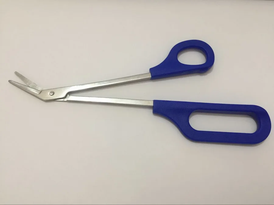 by dhl 100pcs 20cm Long Reach Easy Grip Toe Nail Toenail Scissor