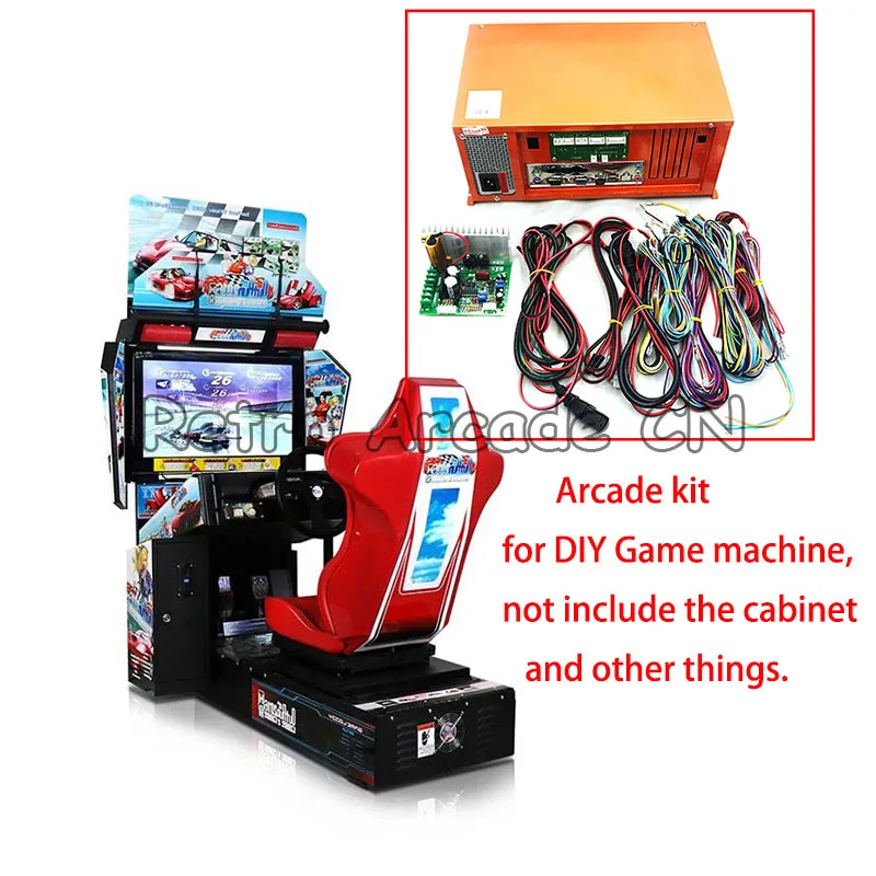 US $275.99 2018 Outrun kit driving simulate arcade game machine accessory Need For Speed motherboard with wires cable high quality for DIY