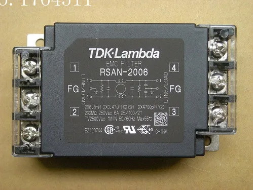 

[BELLA] Original new RSAN-2006 RSAN-2010 EMC TDK-Lambda filter 10A single phase