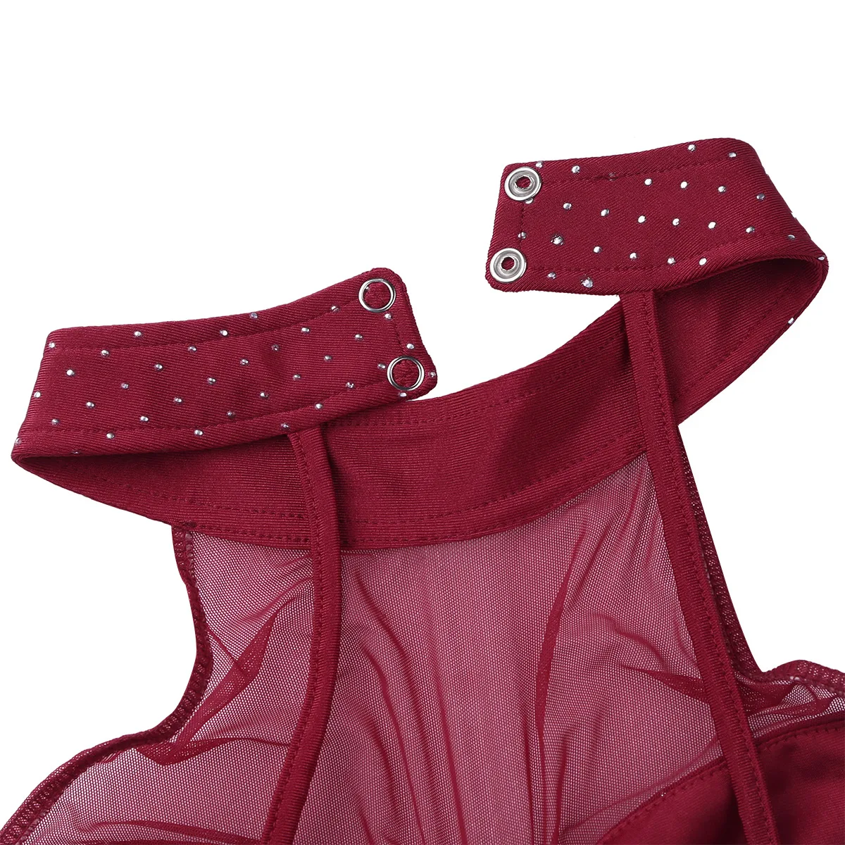 TiaoBug женское платье-пачка в горошек с неровным подолом из тюля гимнастическое трико балерины лирическая танцевальная одежда для соревнований