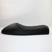 Free Shipping Cafe Racer Retro Refit hump seat cushion motorcycle Black seat cover bike Support Wholesale bike