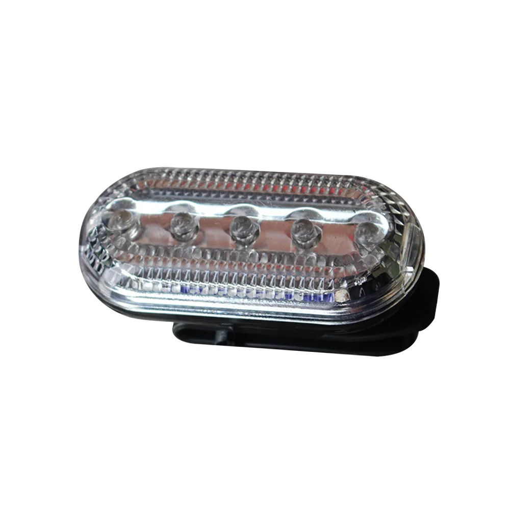 1 pc Warning Flashing Light 5-LED Surface Mount Emergency Lights For MTB Night Walkers Bicycles Runners Warning Lights