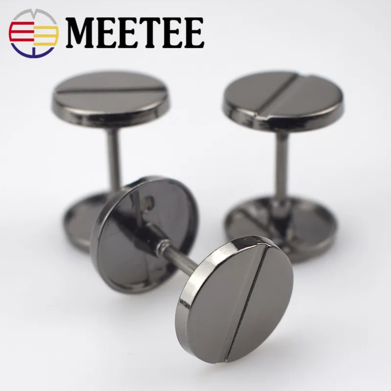 5 шт. meetee 22 мм Металл колеса Пряжка гантели клип застежка DIY Металлические кожа