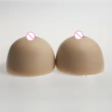 3200 г/пара круглые коричневые силиконовые формы груди усилитель поддельные груди трансвестита Drag queen Shemale Большая искусственная грудь